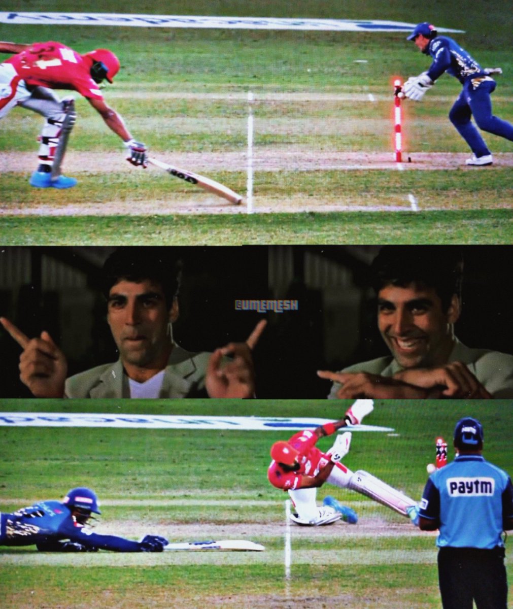 Umemesh's tweet photo. Super over inception #SuperOver #MIvsKXIP https://t.co/t5qVh5ynj2
