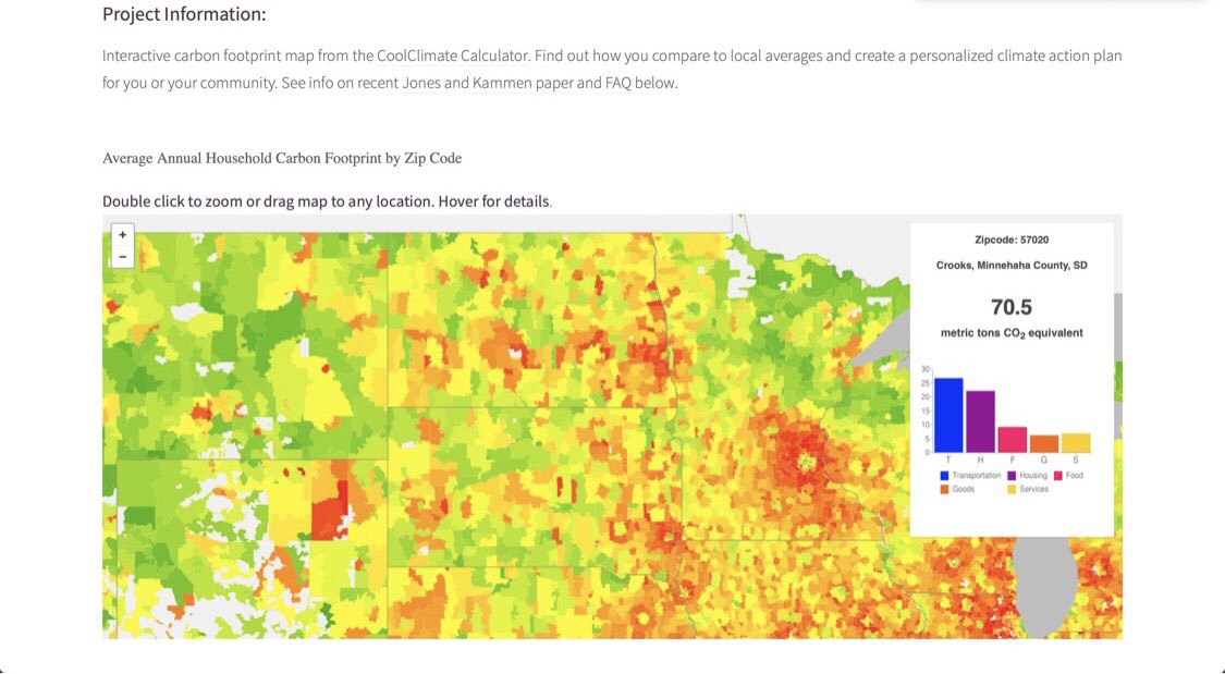  @sonicsea33 sent this along: Carbon footprint/household for the two areas. Density