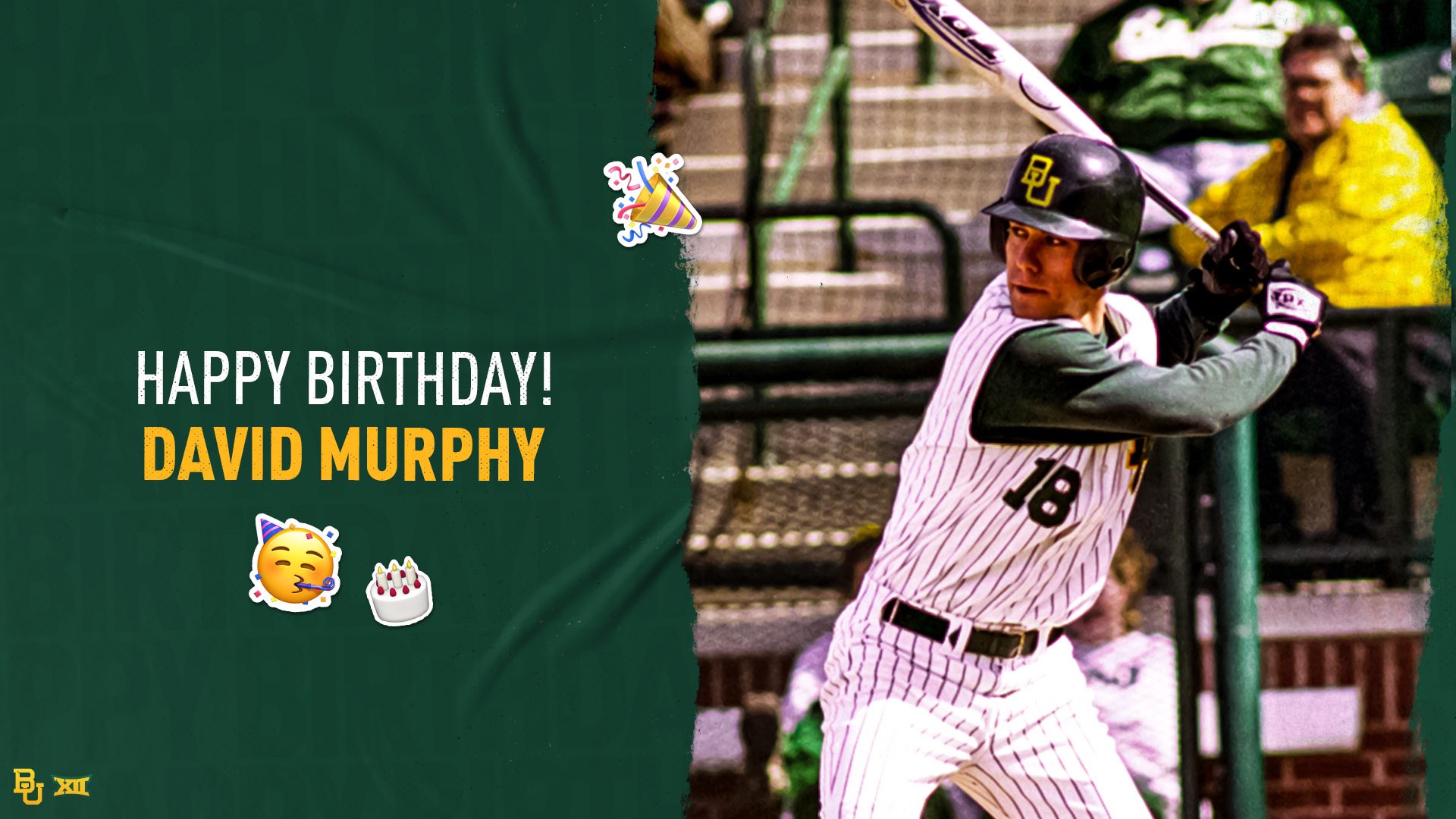 BaylorAthletics: Happy birthday to alum and 2003 MLB Draft pick, David Murphy!  