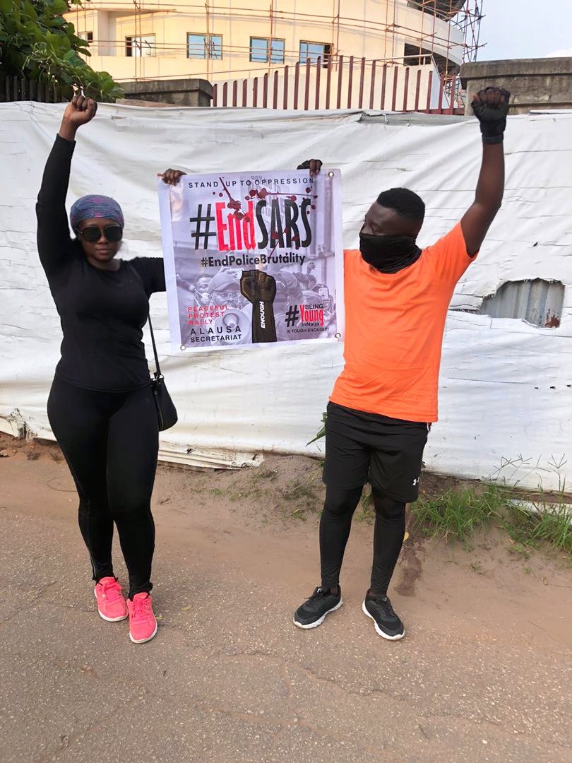 ada__OG's tweet photo. We rest only after we get justice #EndSARS #AlausaProtest https://t.co/78E0BqCiYa