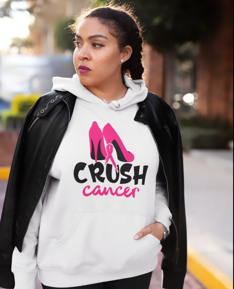 I didn’t see crushing #breastcancer in the cards for 2020, but here I am fighting like a girl.💕🎀 (Not me in the pic, just like the hoodie).