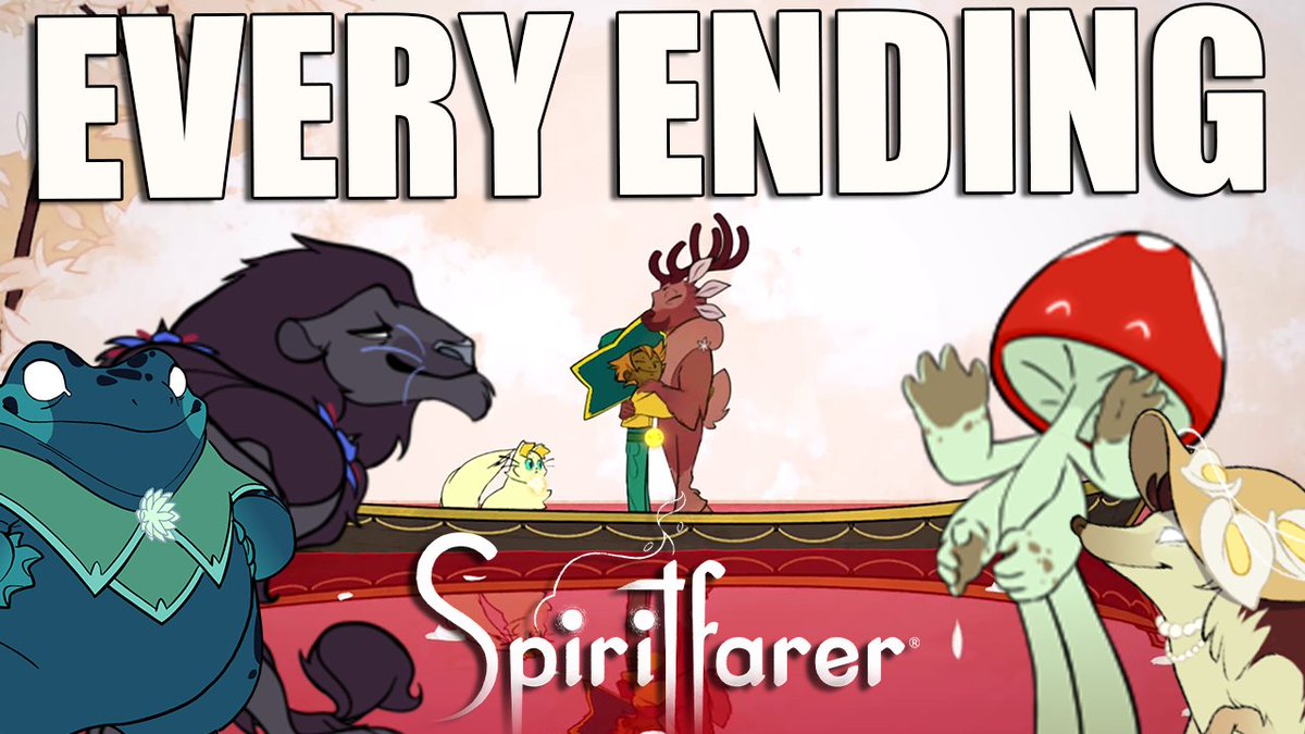 Every ending scene and dialogue for Spiritfarer. One of the best games this year and most emotional games ever. Not talked about enough, watch it, play it, something. 

youtu.be/rhG5fB0T_zU 😭