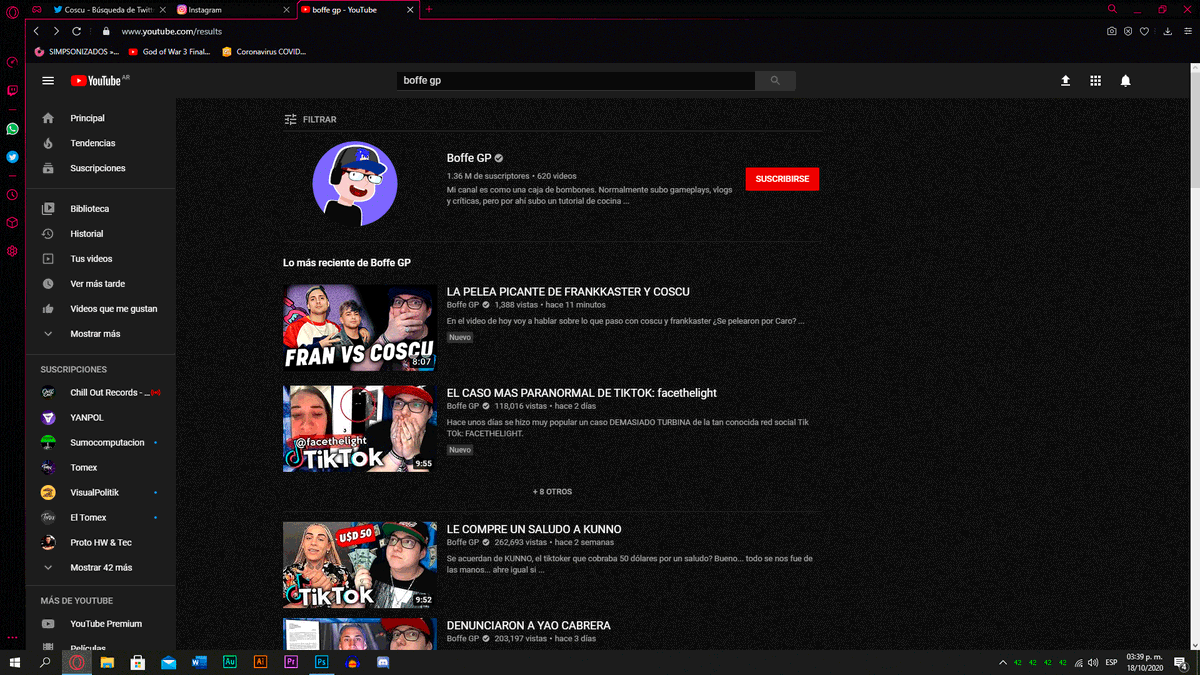 Me informan que el Sr. Boffe ya subio su video sobre la pelea de Coscu y Frankkaster.

Que velocidad, señor.