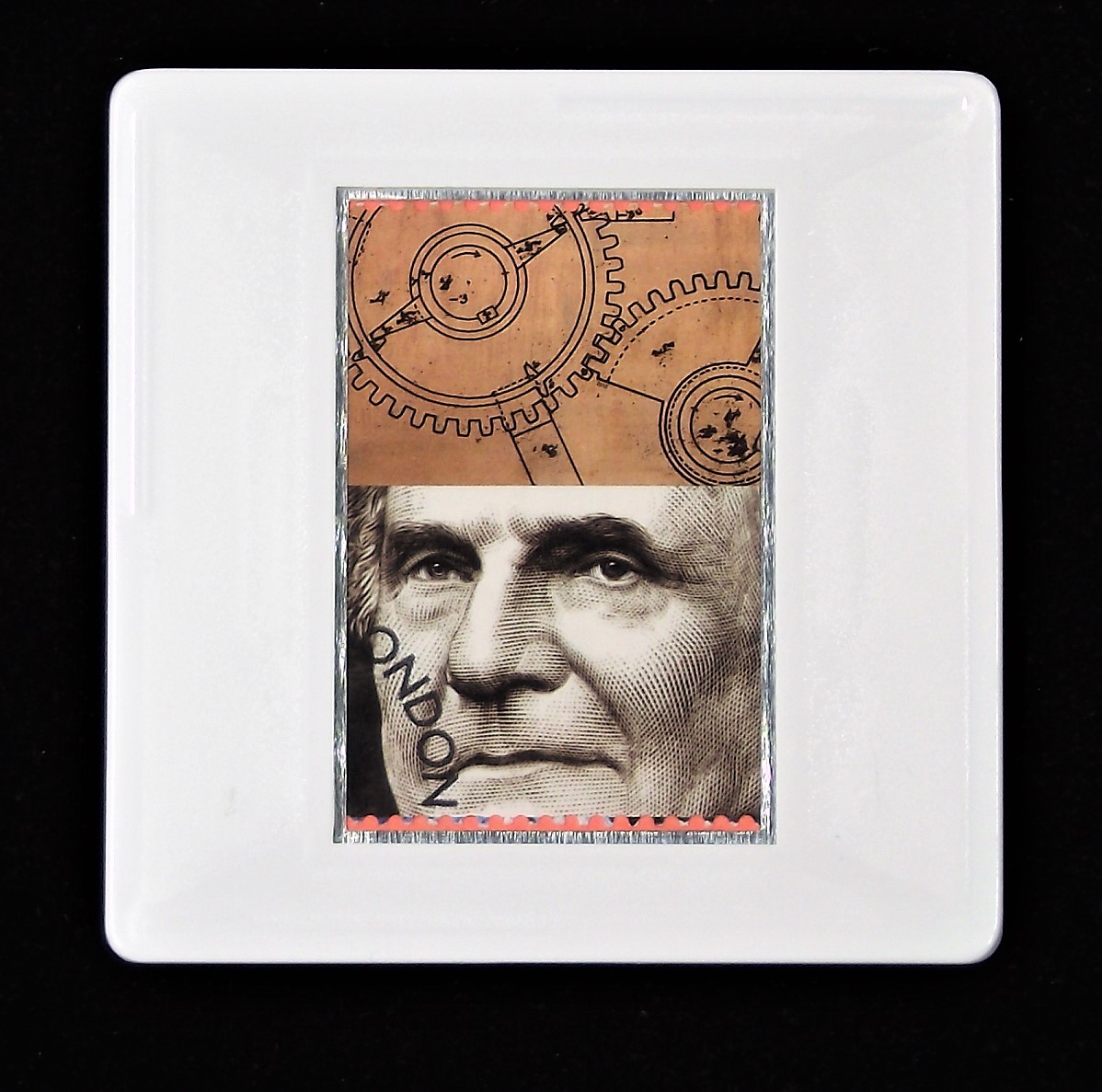 stamp_uk's tweet photo. Remembering #CharlesBabbage, the father of the #computer.  Stunning Royal Mail postage stamp, by @hattrick_design now #upcycled to make an unusual science brooch.  https://t.co/6Co2biI87M https://t.co/spFAIklbHR