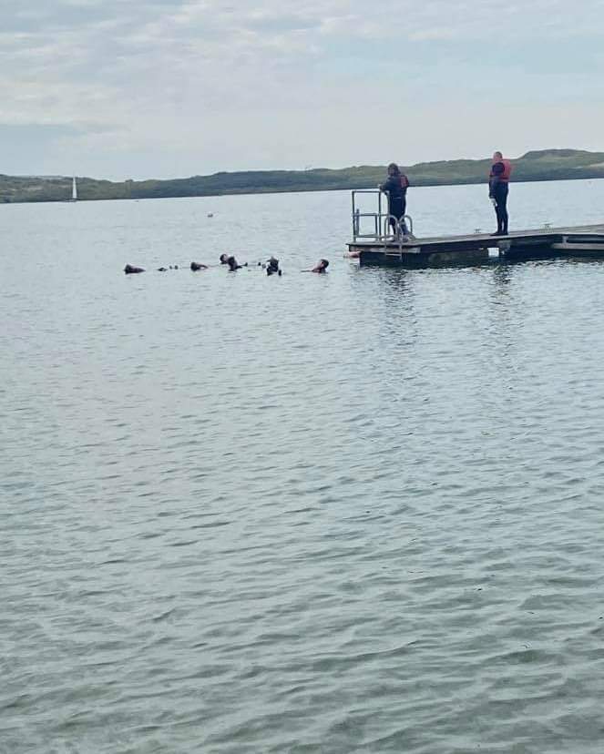 StHelensSCC's tweet photo. Today, 7 new recruits and 1 cadet completed their Sea Cadet Swimming Test in the cold waters of Crosby Lakeside 💦 all successfully passed 👏 Well Done and we look forward to seeing you at the boating station again 😊 

#ReturntoBoating #Recruitment https://t.co/fizxEJtYP3