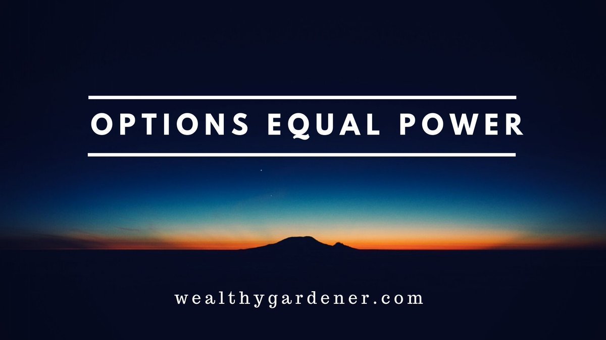 Life Lessons on Prosperity between Father and Son 
#personalfinance #blogger #blog #achieve 

“Options equal power.”

––the wealthy gardener