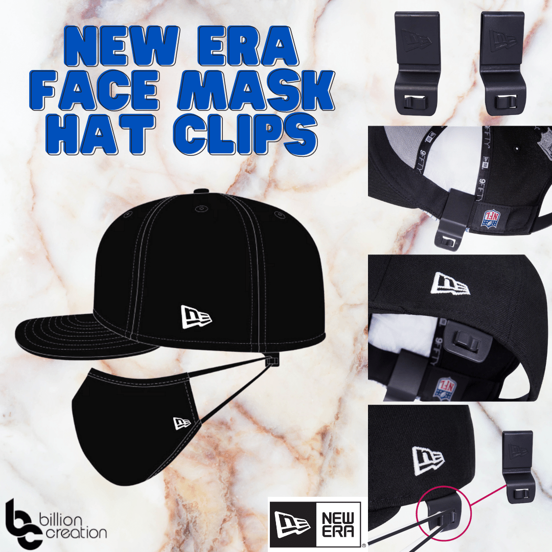 BillionCreation's tweet photo. Are you tired of your ears hurting from wearing a mask all day? Check out the all NEW #NewEra Face Mask Hat Clips! Wrap those strings around the #hatclips & never worry about your ears hurting ever again!! 🧢💥
Now Available InStore/ Online 🔥
SHOP: https://t.co/anR5ySBYyx ⚡ https://t.co/Mfl9pnwauO