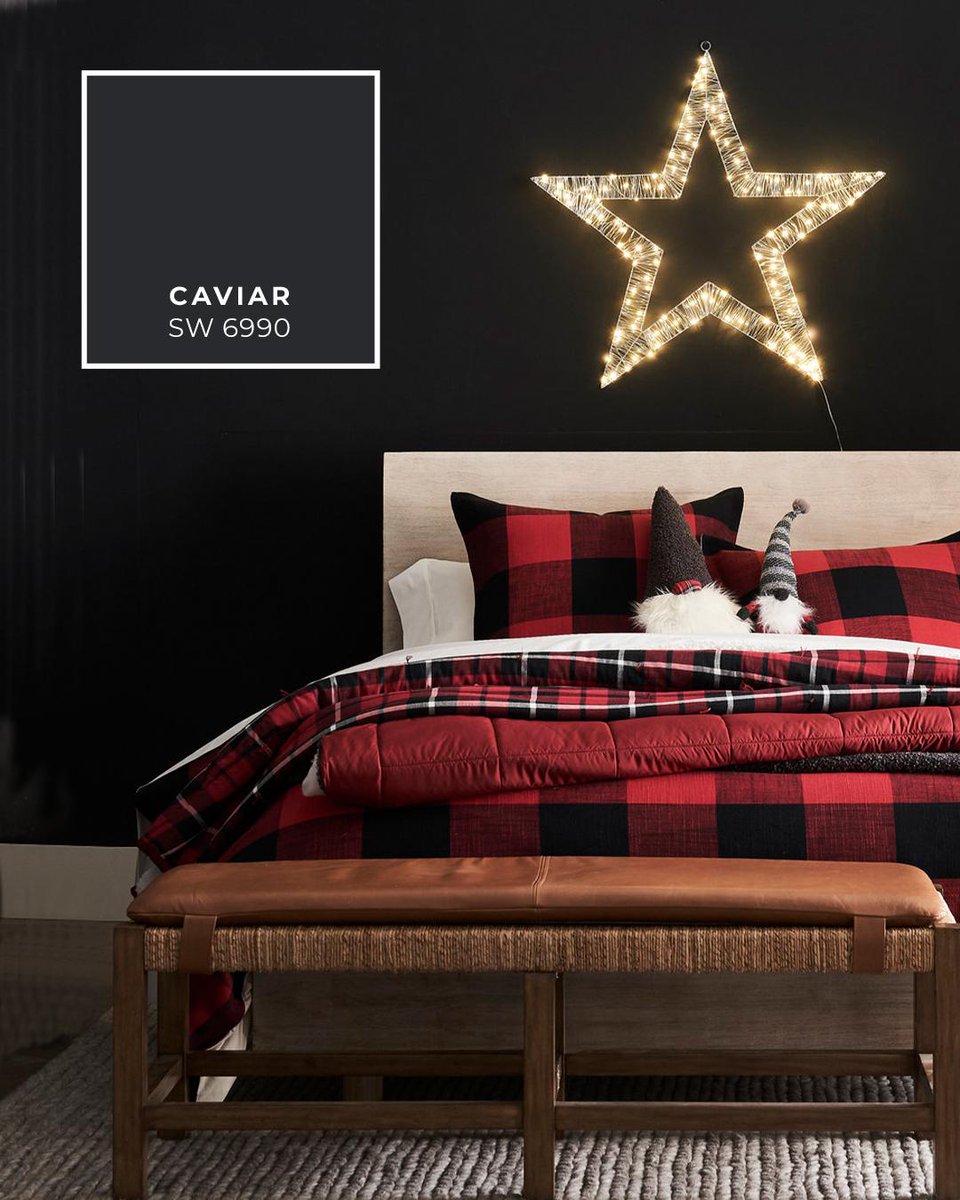 Deck the walls ๐จ This season we're loving deep, dark hues that make the perfect foundation for a starry display on any accent wall โจ Discover more of our favorites from our Fall/ Winter 2020 Paint Palette with @SherwinWilliams on our website: https://t.co/ZcEXV4ZeL4 https://t.co/Ns3cWF7spk