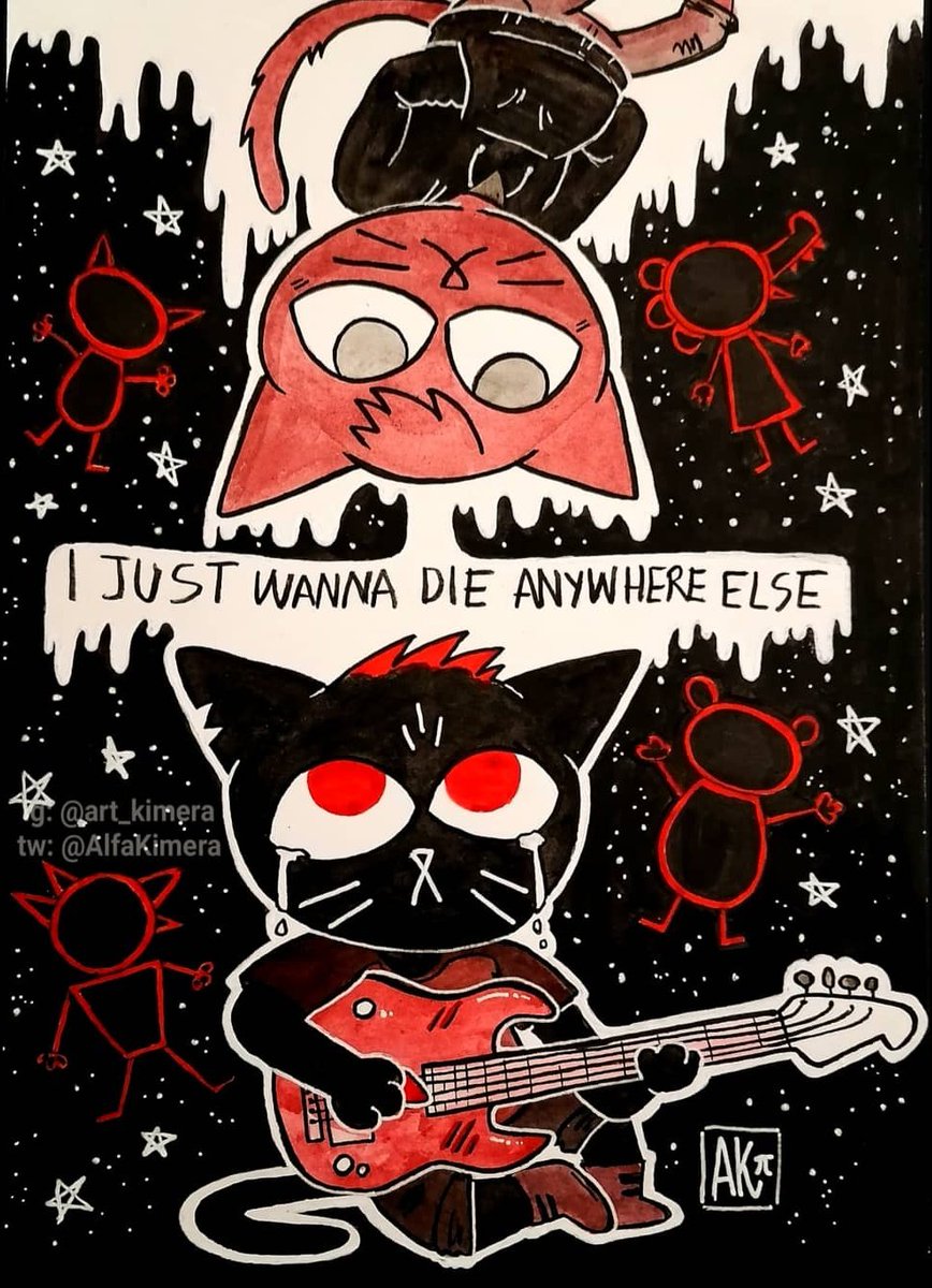  #Maetober2020 day 18: Die anywhere else"Tribute to Casey"  #nitw  #nightinthewoods  #drawtober  #drawtober2020  #artober  #Artober2020  #inktober2020  #inktober