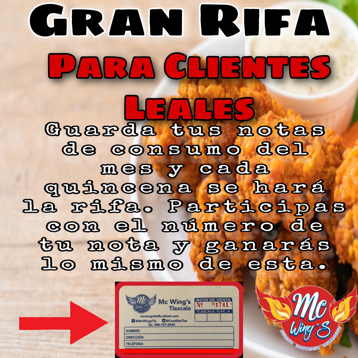 McWingsTlx's tweet photo. #ConsumeLocal
#FelizDomingo para quedarse en casa con una #Promo 🆙en #McWingsTlaxcala ®️con #Burritos🌯🌮 #Costillas🥩 #Pepitos🥩 #Alitas #McConchas #DoriNachos y más.. servicio a domicilio por WhatsApp al 984-157-2565.📲 #Tlaxcala o por las App’s #DVolada Tlaxcala #Pronto https://t.co/pEzh5HMxWN