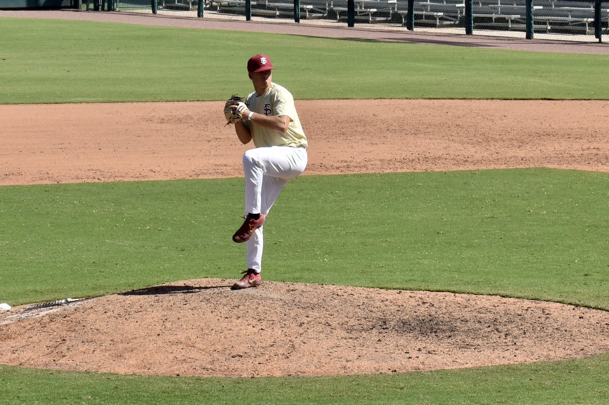 Chris Ruckdeschel and Kyle McMullen have been on the roster the last two years but haven’t seen time on the mound. That could change this year. Ruckdeschel rode a 90-93 MPH SNK in on batters hands. McMullen was sitting 92-93 on the FB with a knee-buckling CB.