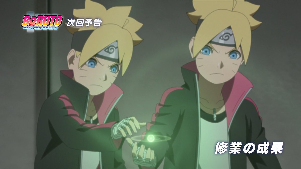 I'm glad that he didn't abandon his Wind Style Rasengan. I'm guessing he'll squash it together and make it super tiny.  #BORUTO 170