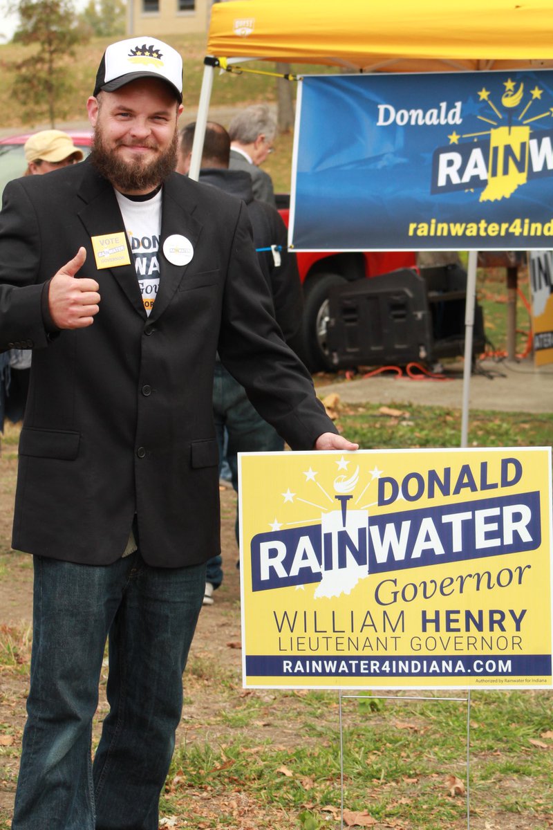 TeamRainwater's tweet photo. If you'd like to meet the Libertarian candidate for Indiana Governor, Donald Rainwater, be sure to check out his upcoming events all across the state:  
https://t.co/YeJUXeoXpe

#VoteRainwater2020 https://t.co/lgRaIjNNbF