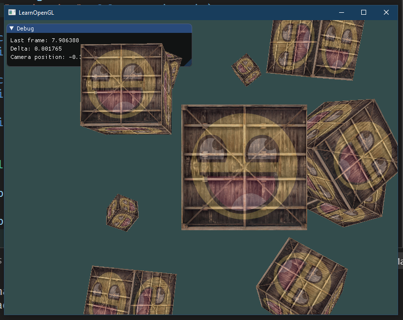 vladfaust's tweet image. Implemeted some camera movement. #LearnOpenGL by @JoeyDeVriez is a fantastic resource!