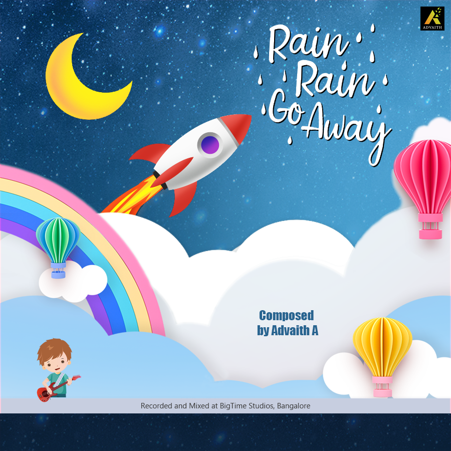 advaithmusic's tweet photo. Rain Rain Go Away is my 26th track from my #100WeekChallenge.
Music and Vocals - Advaith A
https://t.co/NkXdZdSUek
#rocknroll #rain #twinkleTwinkleLittleStar #zoomzoom #zoom #100WeekChallenge #China #Japan #India #Yemen #Libya #NurseryRhymes #Brazil #AdvaithA #Ady #AdvaithArun https://t.co/y6nQp1ctU1
