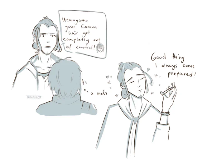 When the Corona hairstyle hits

#given #givenanime #givenfanart #mafuyu #uenoyama #hakuri 