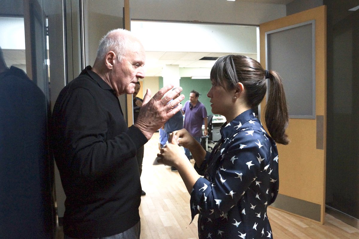 Thank you #StellaHopkins and <a href="/AnthonyHopkins/">Anthony Hopkins</a> for your unconditional support on <a href="/ElyseFilm/">Elyse Film</a>. 
An honor and a dream come true to work with you both.  
#ElyseFilm #MargamFilms 
#GravitasVentures