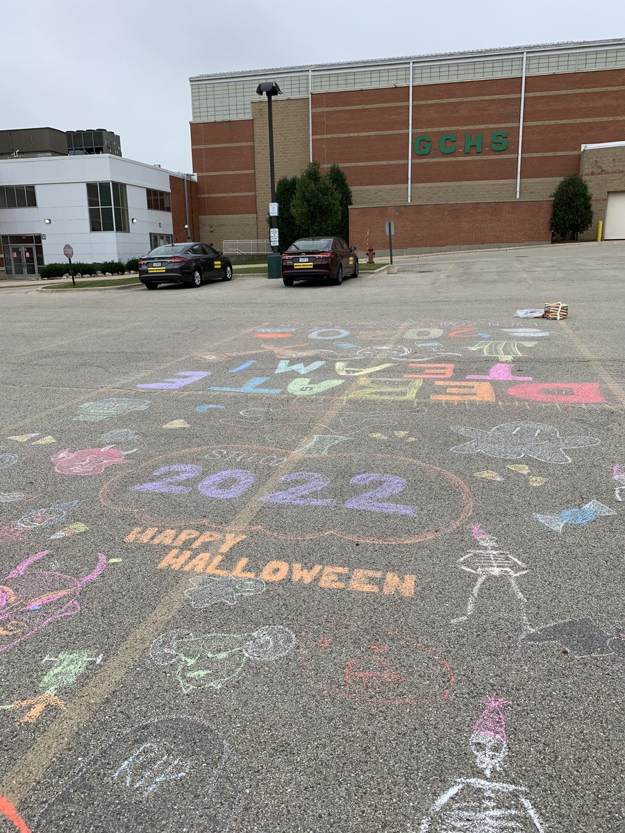Even though Hoco is not happening, Chalk the walk was a great time!!