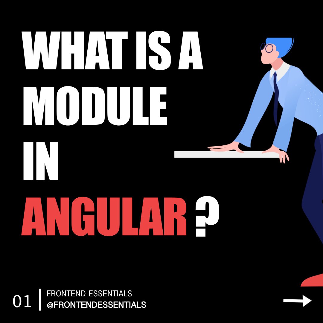 wibastidas77's tweet image. Angular Module.
Module logically groups the Components. One Module can contain multiple Components.
#angular #frontend #programming #developers #development #programmers #codingmemes #loveprogramming #angulartutorials#javascript #angularinterviewquestions #angulardeveloper