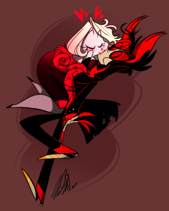 almimzyweek's tweet photo. Don't know who Mimzy is? Don't worry, we've got you covered

Mimzy is one of Vivienne's older characters who was introduced on Viv's Tumblr in January of 2013. She and Alastor were originally going to appear in Zoophobia and was described as "head over heels for Al"

Viv's art: https://t.co/SooMWbbX5p