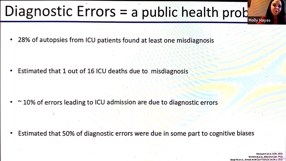 Diagnostic errors are a public health problem!  #CHEST2020