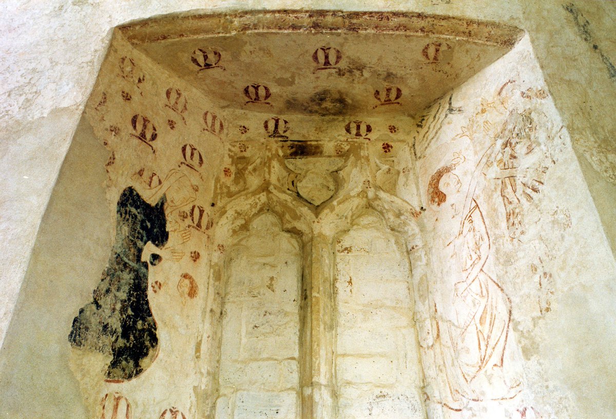 Ever wandered by and wondered what is waiting behind the doors of our newly restored Chapel of St Mary?
'The Chapel of St Mary: A Guide' by Nadia Witkowski, reveals the secrets of the medieval wall paintings within, find it in our online shop bit.ly/34aDFrT #medievalart