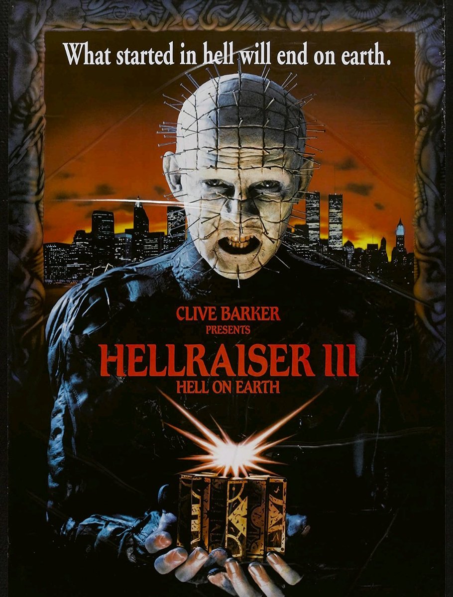 paulknight14's tweet photo. Now showing 🎥 #Hellraiser3HellOnEarth #Pinhead https://t.co/9YOU63zNEN