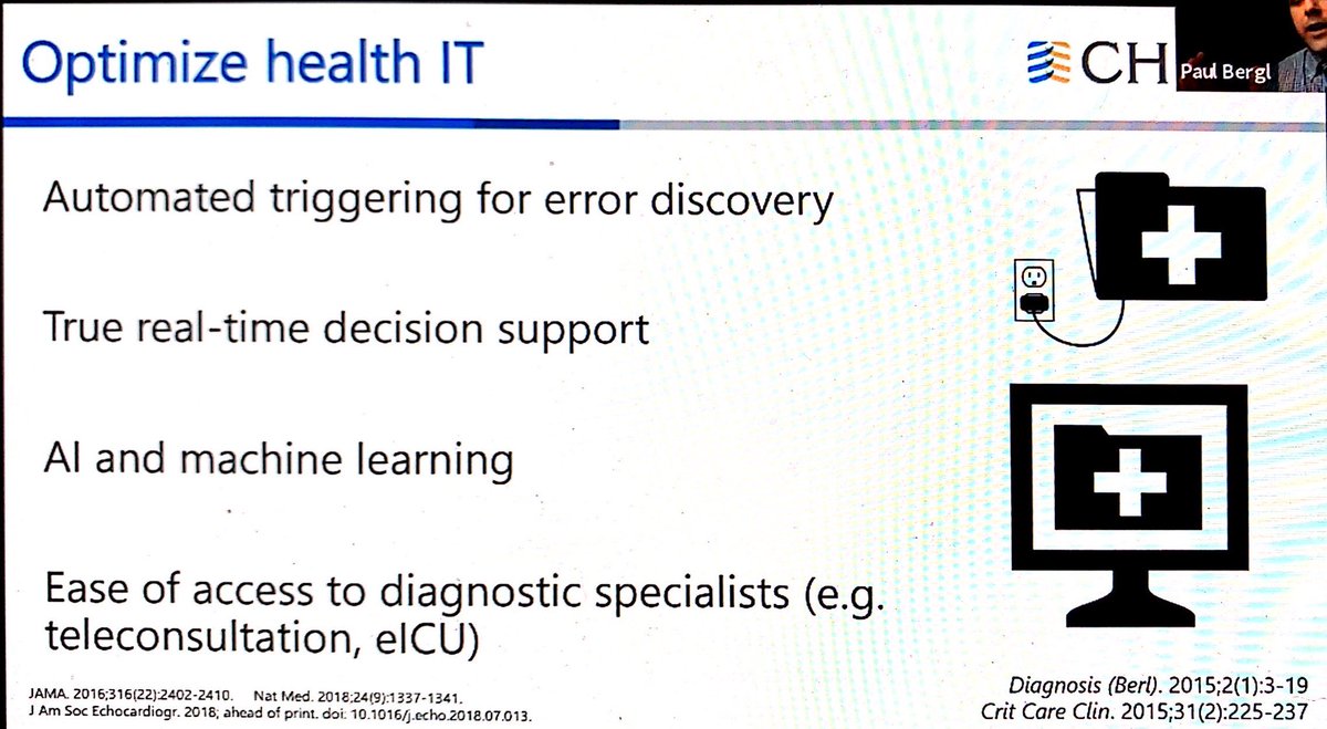 Optimize health IT to help with decision support.  #CHEST2020