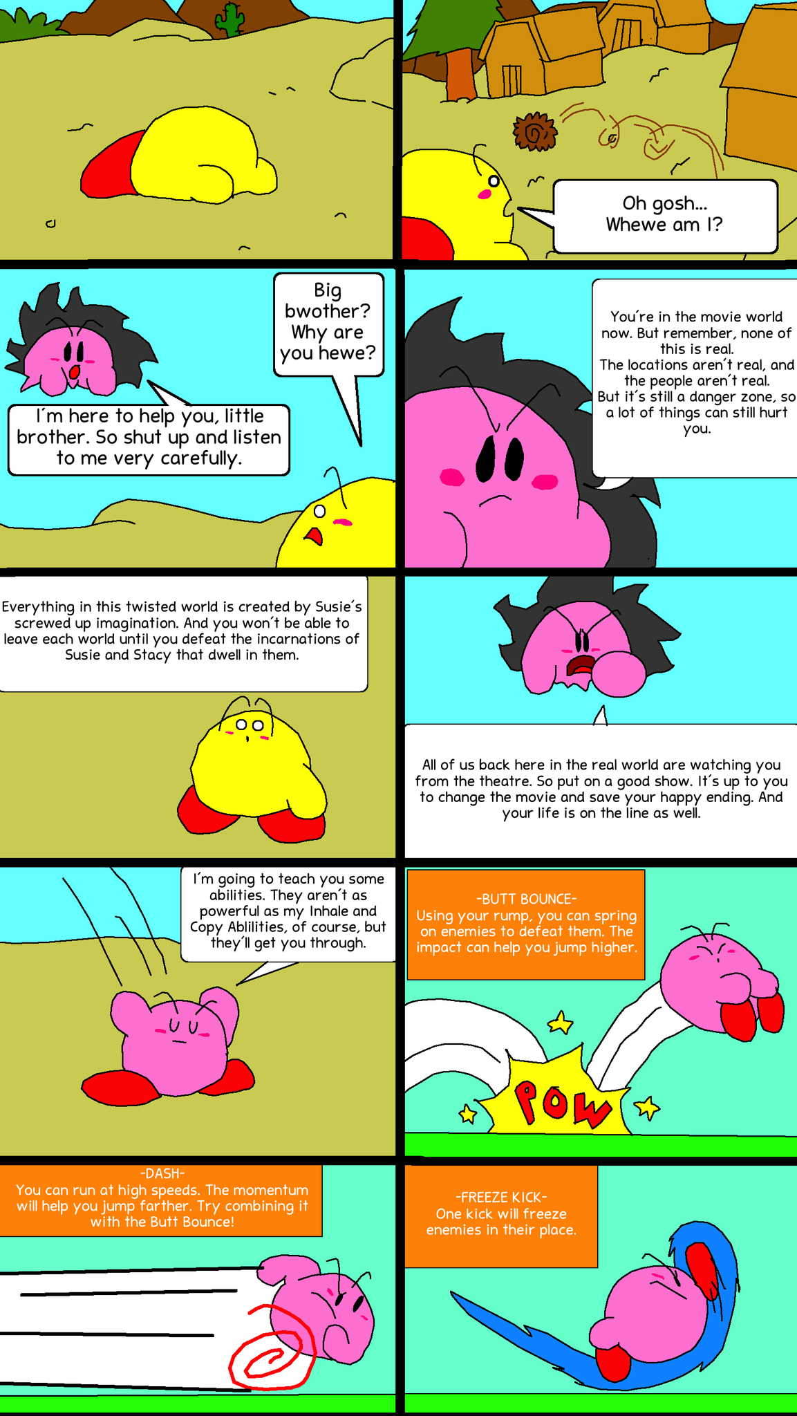 Steven Rose Cartoons on X: Kirby's timid but treasured younger brother  goes on an adventure of his own. #Kirby #KirbyToons #Keeby #comics  #Nintendo #cartoon #adventure  / X