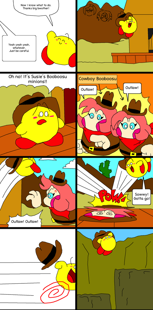 Steven Rose Cartoons on X: Kirby's timid but treasured younger brother goes on an adventure of his own. #Kirby #KirbyToons #Keeby #comics #Nintendo #cartoon #adventure / X