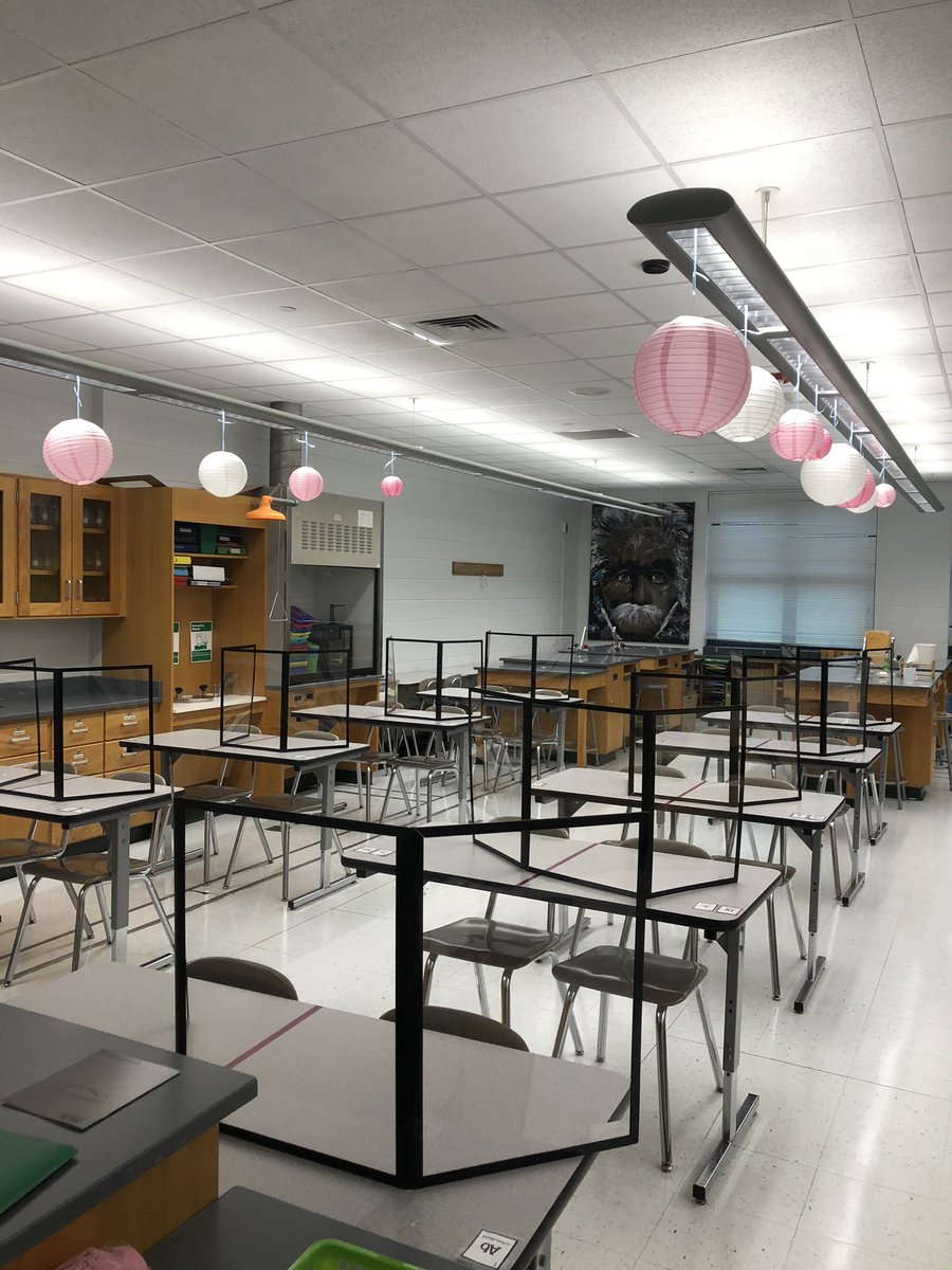 Room 133 is ready to welcome students back tomorrow!