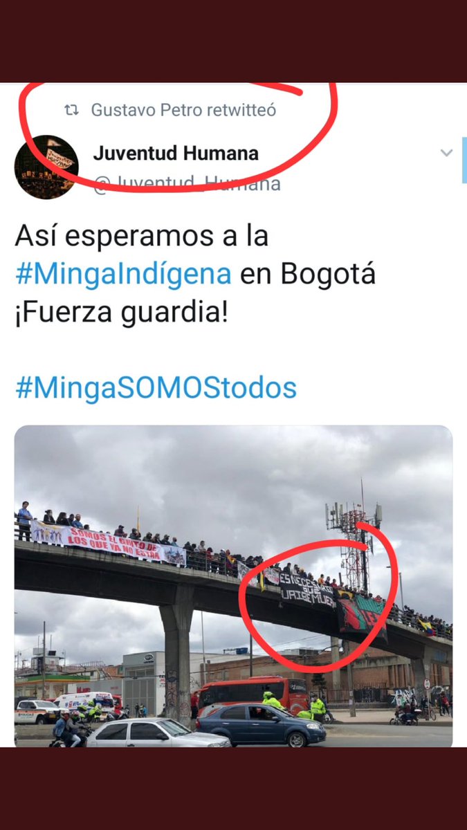 brisa7766433br1's tweet photo. @albamarinamessa #MingaProFarc sólo quieren la muerte de Uribe “ojo “ @PoliciaColombia @DirectorPolicia https://t.co/DyJriwA32a