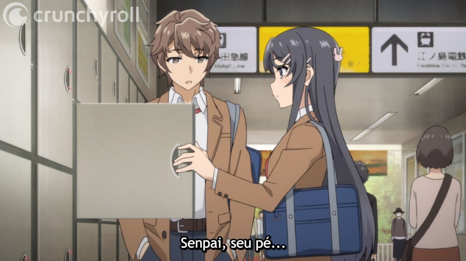 Crunchyroll.pt - O Sakuta gosta de apanhar de mulher bonita 😳 ⠀⠀⠀⠀⠀⠀⠀⠀⠀ ~✨  Anime: Rascal Does Not Dream of Bunny Girl Senpai (via Aniplex USA)