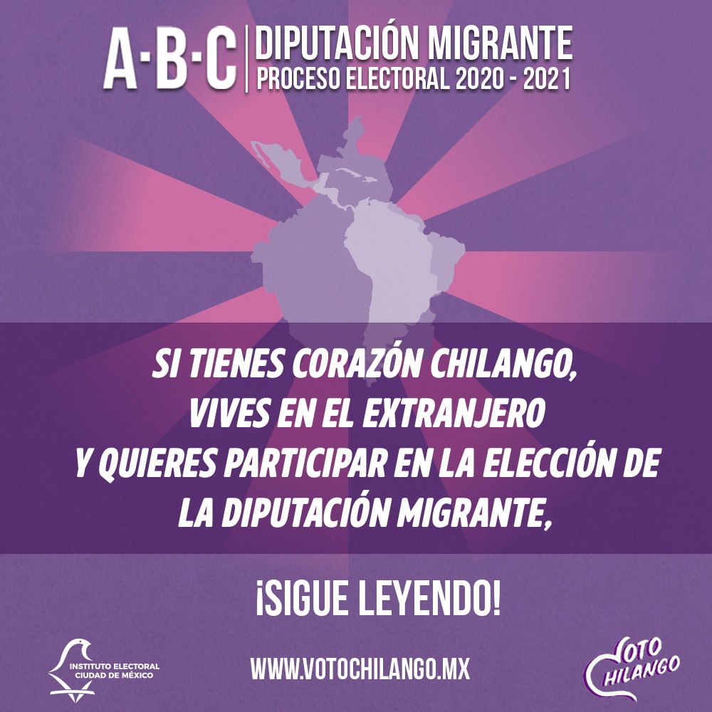 Congreso_CdMex's tweet photo. #Elecciones2021 | ¿Cómo registrar una candidatura para #DiputaciónMigrante?
 
Esta figura representará a la comunidad capitalina residente en el extranjero en el #CongresoCDMX.
 
Conoce los requisitos 👇 https://t.co/XkZ73zcTBa