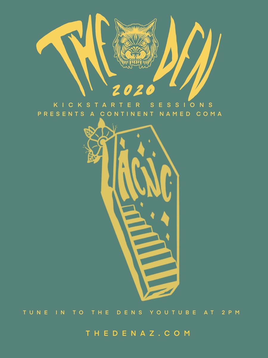 We are so pumped to introduce our second band of The Kickstarter Sessions with <a href="/acnc_az/">𝙰 𝙲𝙾𝙽𝚃𝙸𝙽𝙴𝙽𝚃 𝙽𝙰𝙼𝙴𝙳 𝙲𝙾𝙼𝙰</a> ! ⁠

**This is not a live event. Tune into our YouTube to watch the full performance at 2 pm MST through the link below.**⁠
⁠#thedenaz
👉🏼thedenaz.com/links👈🏼