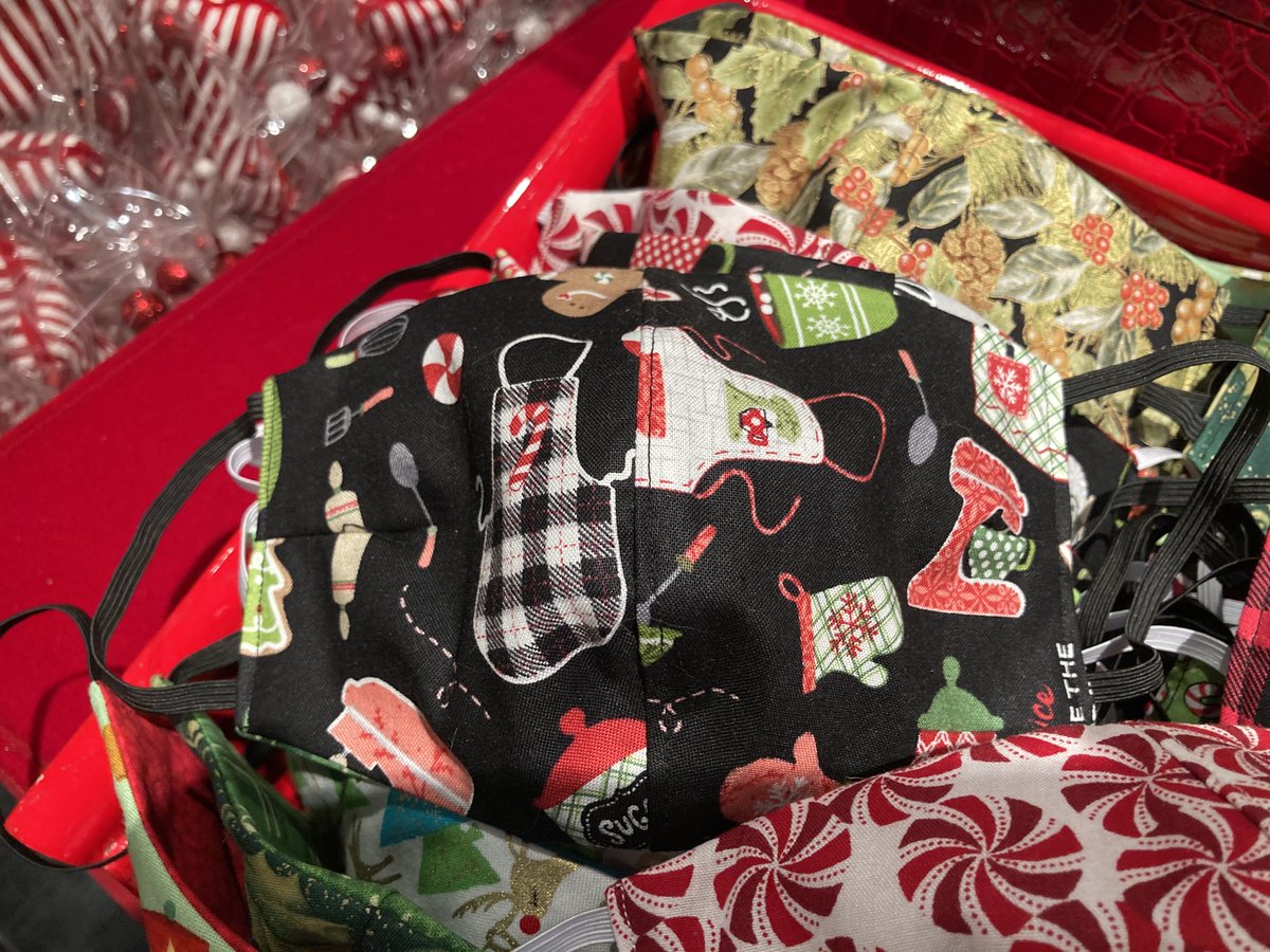 TheWrappergifts's tweet photo. Back in stock!  These masks sold out fast, but they’re back on the shelf at The Wrapper. They’re reversible and handmade in Riverside County. 

#maskup #mask #covid19 #coronavirus #protection #ppe https://t.co/2j27bC6Fsa
