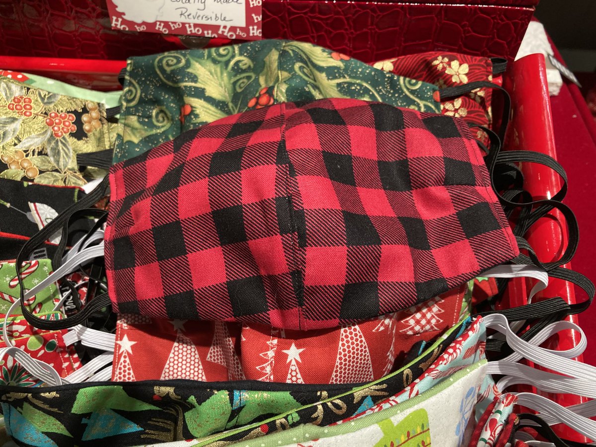 TheWrappergifts's tweet photo. Back in stock!  These masks sold out fast, but they’re back on the shelf at The Wrapper. They’re reversible and handmade in Riverside County. 

#maskup #mask #covid19 #coronavirus #protection #ppe https://t.co/2j27bC6Fsa