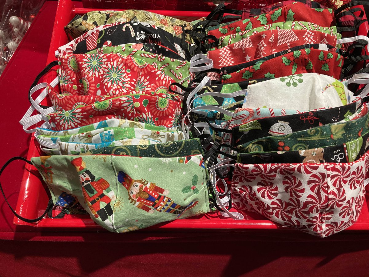 TheWrappergifts's tweet photo. Back in stock!  These masks sold out fast, but they’re back on the shelf at The Wrapper. They’re reversible and handmade in Riverside County. 

#maskup #mask #covid19 #coronavirus #protection #ppe https://t.co/2j27bC6Fsa