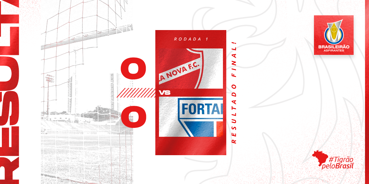 VilaNovaFC's tweet photo. 🇦🇹 FIM DE JOGO NO OBA!
Vila Nova e Fortaleza empataram em 0 a 0 na estreia no Brasileirão de Aspirantes.
#VILxFOR - 0x0 - #Aspirantes https://t.co/KpbAUCJFVs
