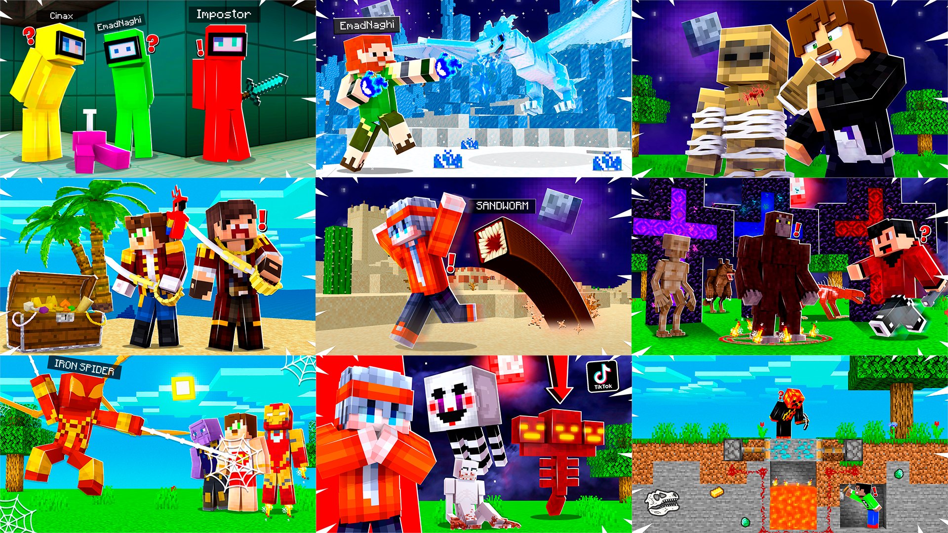 Minecraft Hide and Seek Thumbnail by CarrotTopPlaysMC on DeviantArt