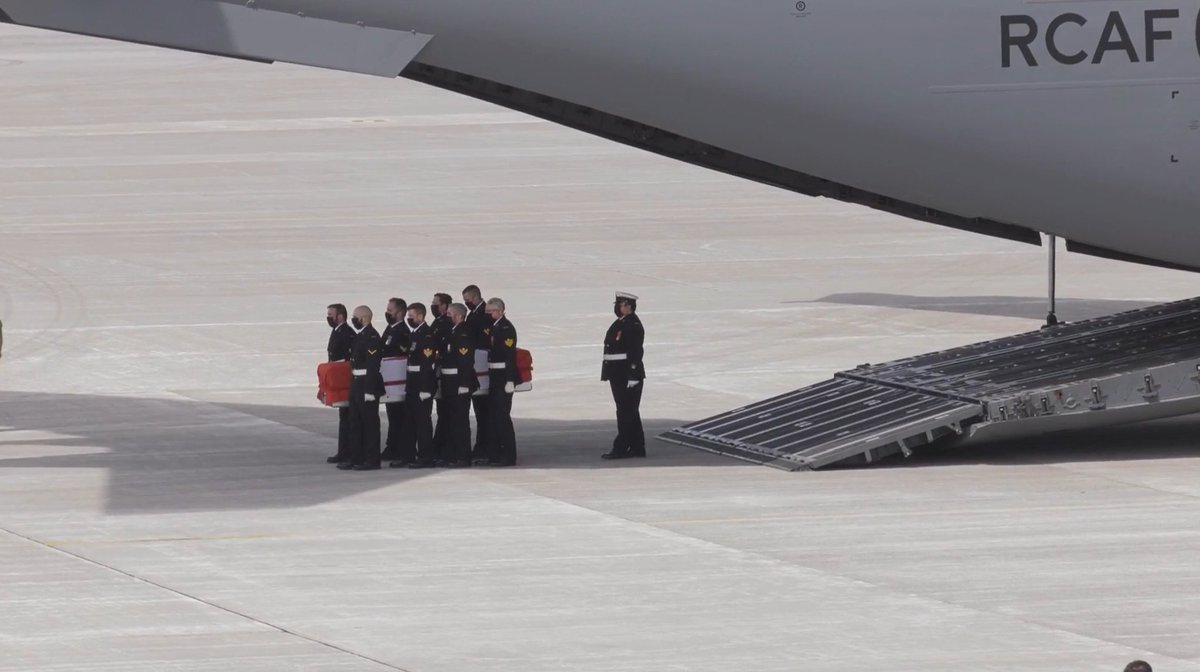 The crash was a national tragedy.  Canadians woke to images of caskets draped in red and white.  Flags were lowered to half-mast.The pain cut deep, but there was someone who was hurting the most:  His fiancée, Helen.His last message to her was the morning of the crash. 