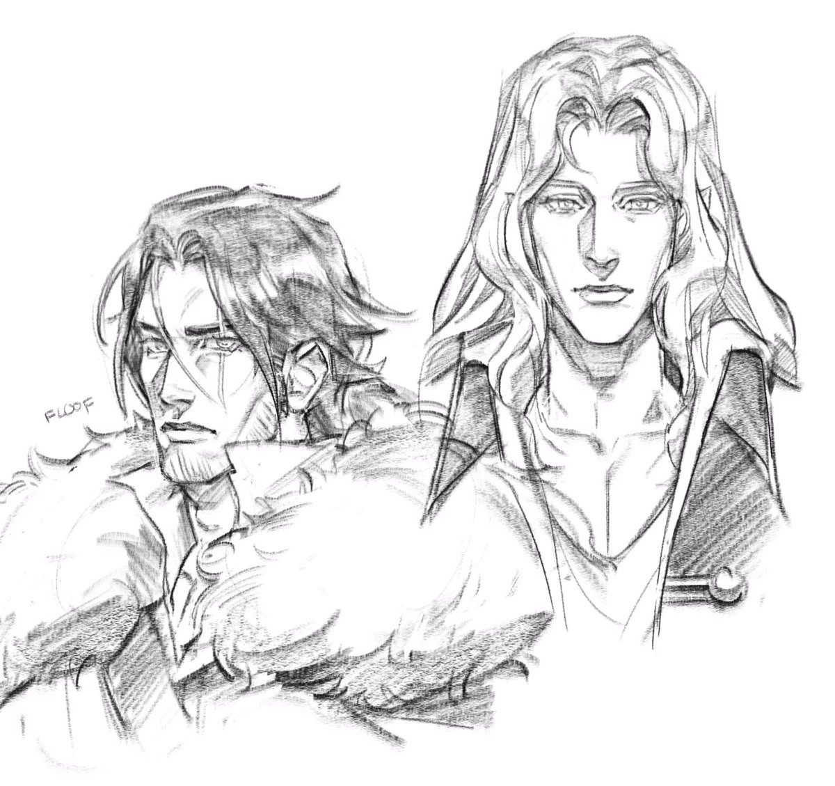 Trying out a new brush~ #Castlevania 