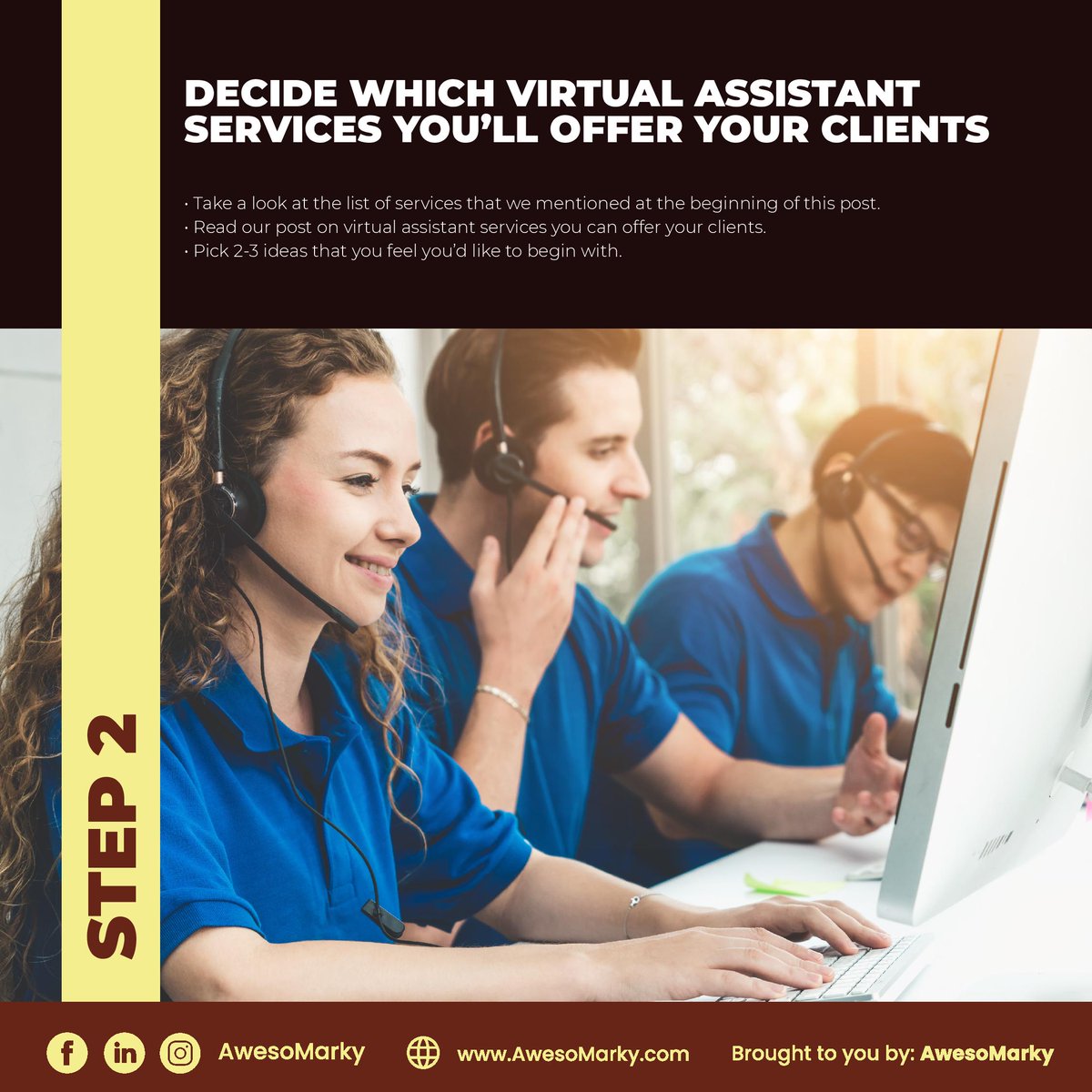 i_Am_AwesoMarky's tweet image. How to Become a Virtual Assistant?

#Awesomarky #Awesome #HowToBecome #Freelancers #VirtualAssistants #WorkFromHome