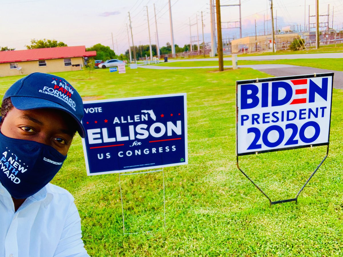 AllenLEllison's tweet photo. Change is just around the corner so get out and welcome it. #VoteAllenEllison #ANewPathForward #DemcastFL #wtpfla https://t.co/j6GSl2AQRu