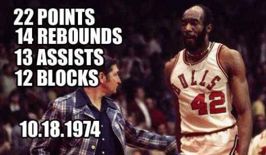 MNTNMVR_777's tweet photo. #OTD 10/18
1956: @Martina born
1968: Amer. #BobBeamon shatters long jump WR @Olympics: 29'2.5"
1974: #NateThurmond made 1st @NBA quad-double: 22 pts, 14 rbs, 13 asts, 12 blocks in @chicagobulls debut
1978: #DaveGall 1st jockey to win 8 races in single program
#DailyFunFacts https://t.co/bxWrKjko14