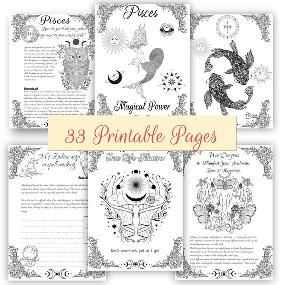AleenaWicca's tweet image. Pisces Zodiac Astrology Chart, Mothers Day Gift etsy.me/35vPqu4 #zodiacsign #bosdigitaldownload #coloringbookpdf #magicwitchcraft