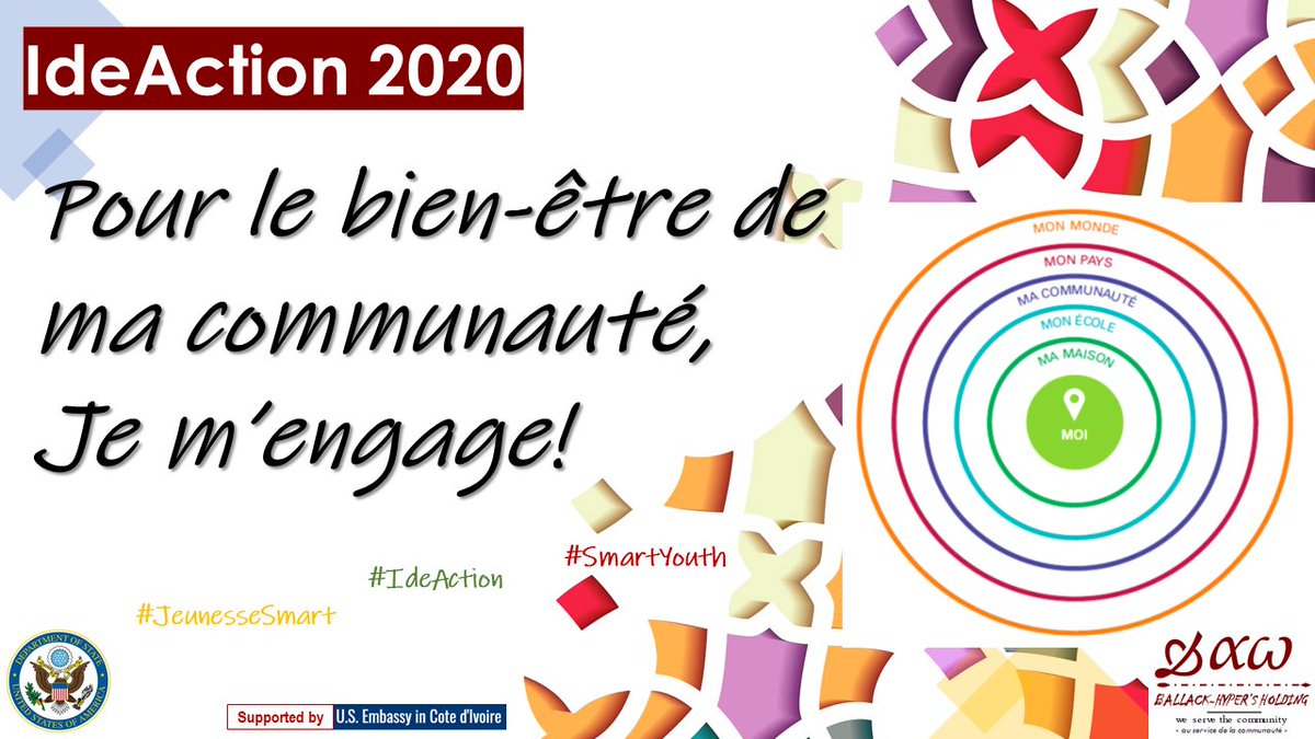 BallackHypers's tweet photo. 💡[Citoyenneté et #Développement]🎯
La pensée de la semaine: "Pour le bien-être de ma communauté, je m'engage!."-IdeAction 2020.
Qu'en pensez-vous, famille? (réponse en commentaire!)👏🤓
#IdeAction #LocalSDGs #civedu #SDGs #Agenda2030 #JeunesseSmart #SmartYouth #activecitisenship https://t.co/aL1OmvMw3U