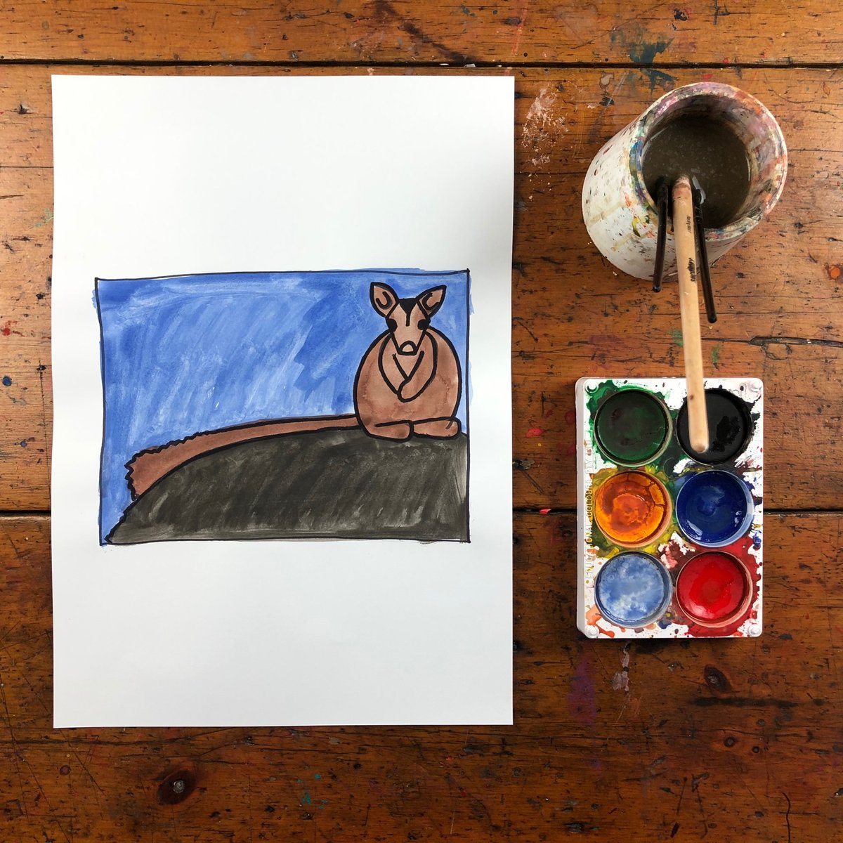 _Artventure's tweet photo. NEW KIDS ART LESSON 
Mammal Emblem – Australian Capital Territory
Southern Brush-tailed Rock-wallaby
Login at https://t.co/zzWvL3Ck8W

#art #kidsart #learntodraw  #kidsartclass #homeschool #primaryschool #arteducation #homeschoolart #teachersofinstagram #education #_artventure https://t.co/pMceLIaA59