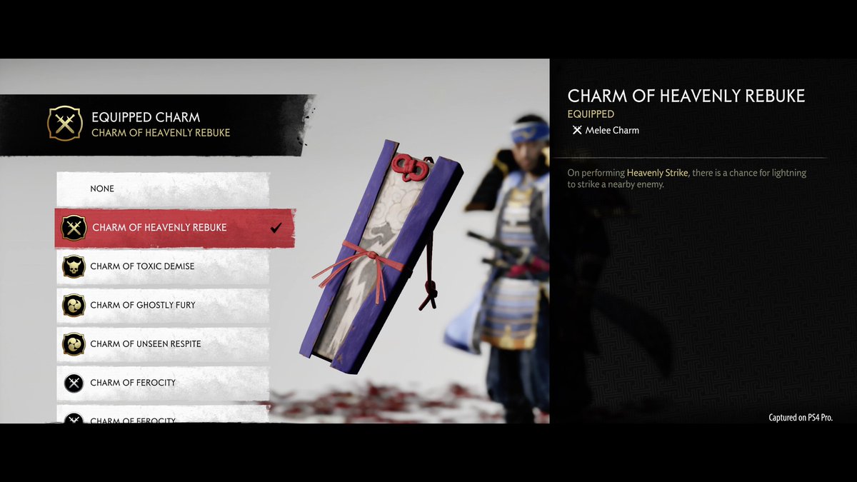 PlayStation's tweet photo. Fresh looks, new charms, and more await in #GhostofTsushima New Game+

More on the free Version 1.1 update: https://t.co/YZyxcSEp2S https://t.co/6gbRxMOnBA