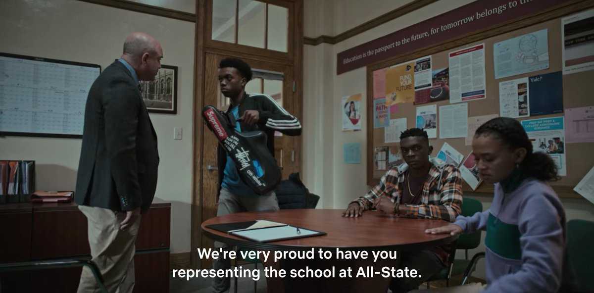 It’s annoying how only the Black kids in this show keep getting in trouble. Owen and Jayson’s plot feel wasted. They start with such potential, you never see kids like them playing music on a teen drama. Why couldn’t they be young black boys happily playing jazz?  #GrandArmy
